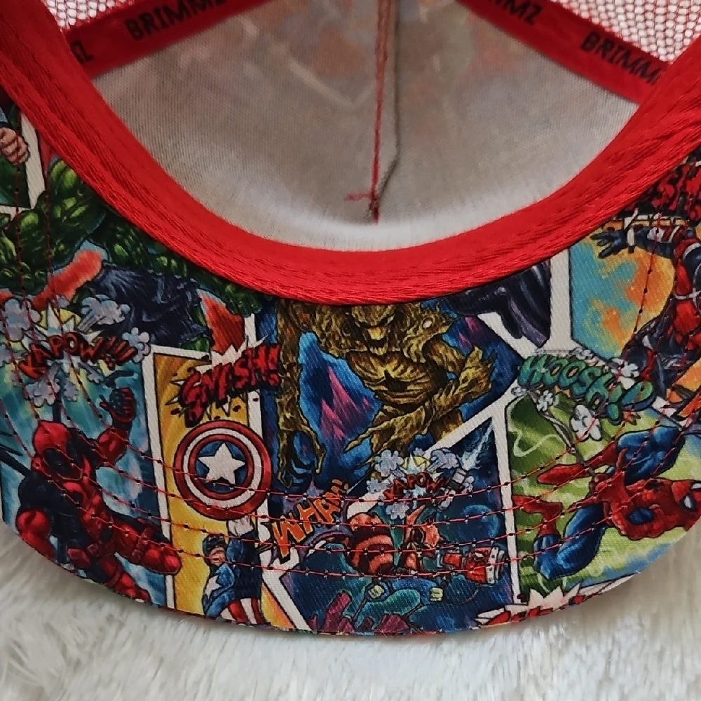 Brimmz Marvel Kids Superhero Cap - Red - Picture 3 of 5